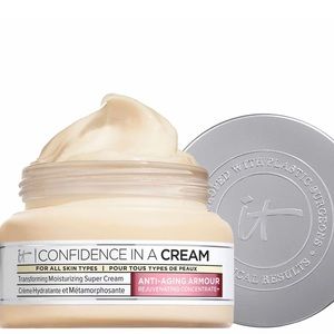 IT Cosmetics Confidence in a Cream Anti-Aging Hydrating Moisturizer NWT